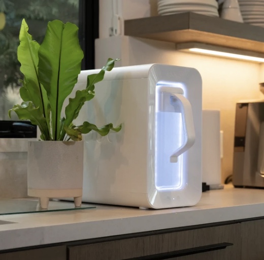 The Spout countertop water generator on a kitchen counter
