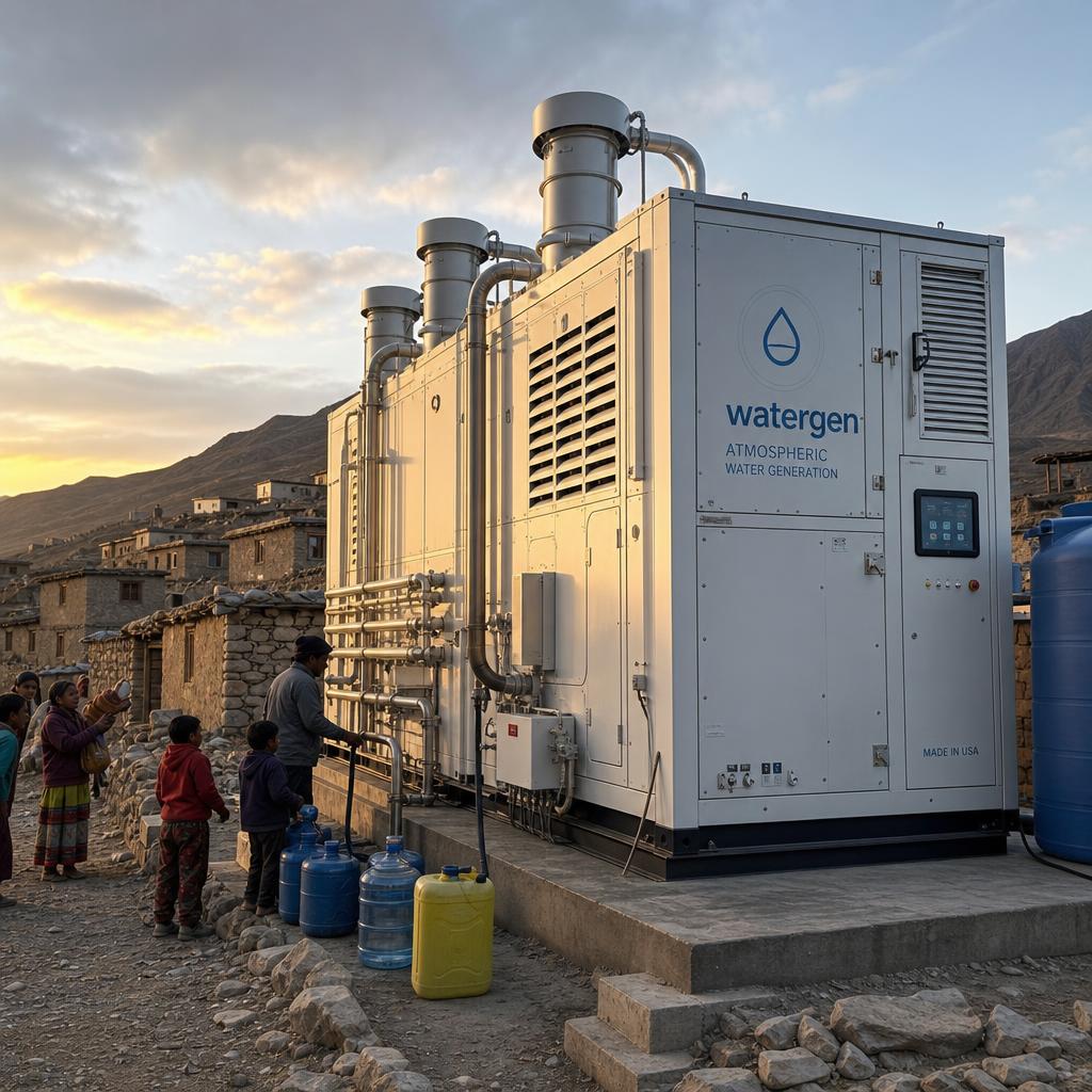 DewStand XL industrial atmospheric water generation plant