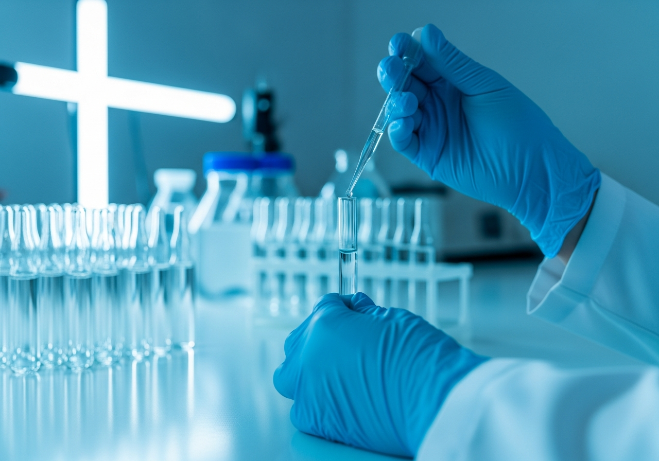 Certified lab analysis of a water sample